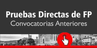 Pruebas Directas FP Convocatorias Anteriores
