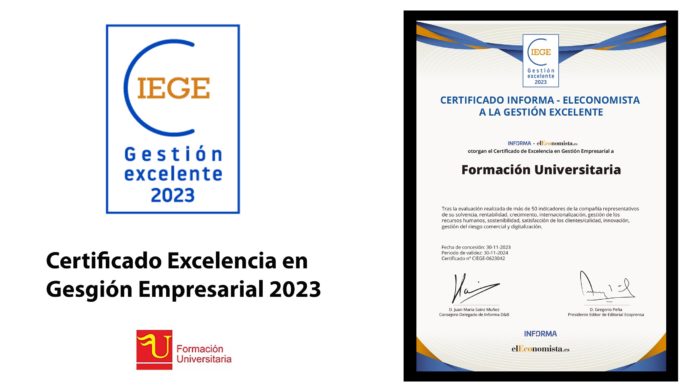 Premio Ciege 2023 Formación Universitaria