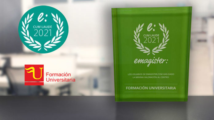 Premio Emagister 2021 Formación Universitaria